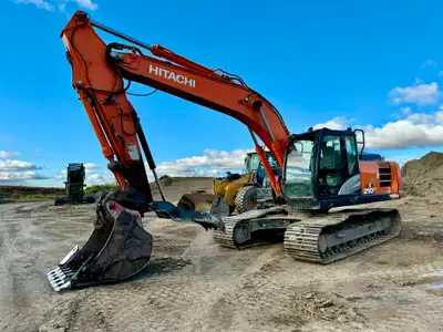 Year : 2018 Make: Hitachi Model: ZX210LC-6N Hours: 3850 Engine: Isuzu Horsepower: 164hp Color: Orang...