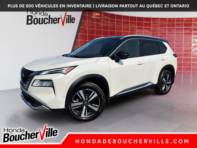 2021 Nissan Rogue Platinum AWD, CUIR NOIR, TOIT PANO, NAVIGATION in Cars & Trucks in Longueuil / South Shore