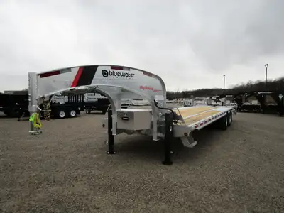 K-Trail Galvanized Beavertail Gooseneck Trailer 28,075 Lb is $36,510.00 ! Ord: 21977-3 - Ser: 2RYKGP...