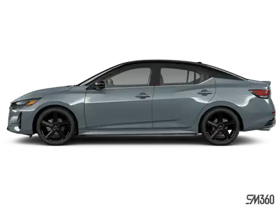 The 2025 Nissan Sentra SR is a stunning gray sedan featuring a sporty manual transmission and FWD dr...