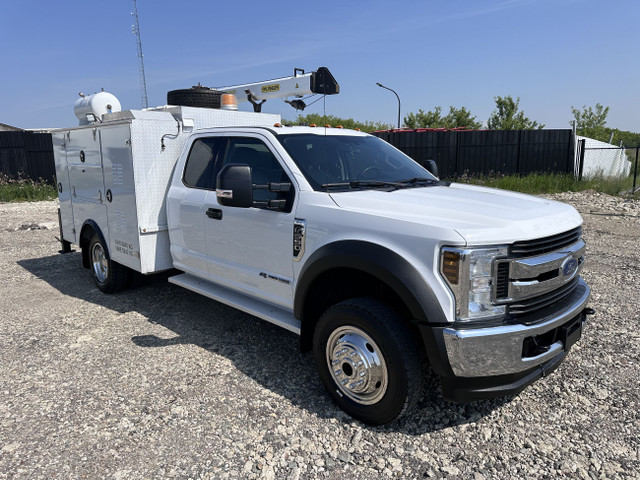 2018 Ford F550 ExtCab 4x4 Service Truck DSL 9FT 4000LBS VMAC in Heavy Trucks in Edmonton - Image 2