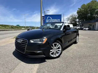 Audi A3 Convertible 2016 - 19,995$ - À partir de 137$/Semaine - 0$ comptant - 115,000 km - Automatiq...