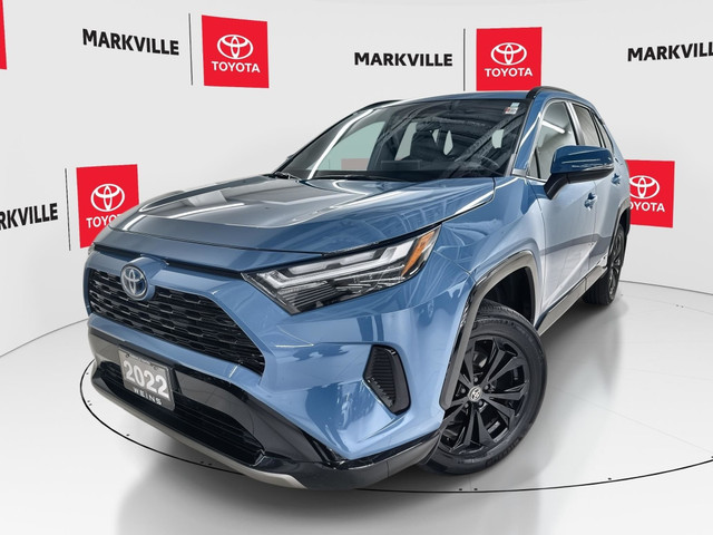 2022 Toyota RAV4 Hybrid SE CARPLAY & ANDROID AUTO | PUSH STAR... in Cars & Trucks in Markham / York Region