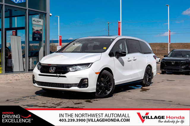 2025 Honda Odyssey Black Edition SERVICE SHUTTLE SPECIAL in Cars & Trucks in Calgary - Image 2