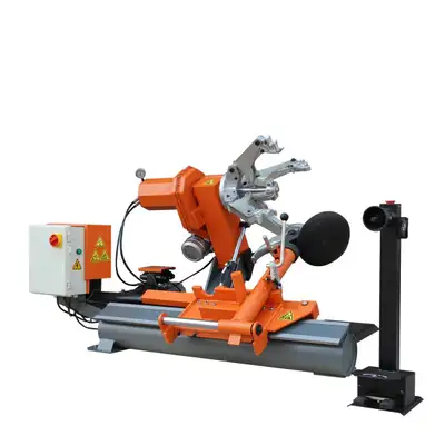 26” Heavy Duty Truck Tire Changer, 63” Tire Capacity, Bead Breaker w/Disk & Bead Hook, 3300 lb Weigh...