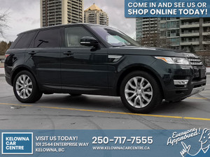 2016 Land Rover Range Rover Sport SPORT $339B/W /w Backup Camera, Pano Roof, HeAted Leather Seats. DRIVE HOME TODAY!