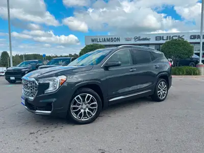 Recent Arrival!2022 Hunter Metallic GMC Terrain DenaliBluetooth Audio | Sunroof / Moonroof | Back-Up...