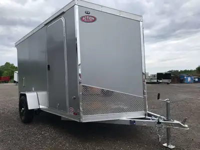 LEGACY SERIES ALL ALUMINUM FRAME 6' X 12' SINGLE AXLE CARGO WITH RAMP DOOR AND POLYCORE PANEL UPGRAD...