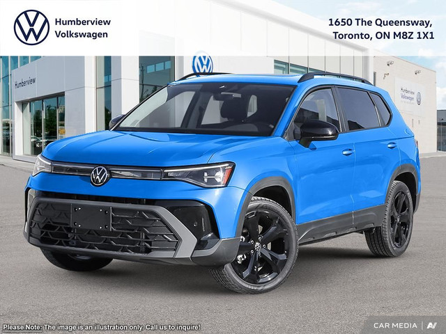 2025 Volkswagen Taos Comfortline Black Edition 4MOTION in Cars & Trucks in Mississauga / Peel Region