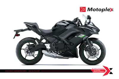 Ninja 650 Construite pour incarner la lignee des motos sport Ninja la Ninja 650 est equipee d'un mot...