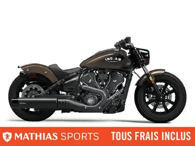 Concessionnaire des véhicules neufs et d'occasion. Cruiser INDIAN Scout Bobber Limited Tech 2025 FIN...