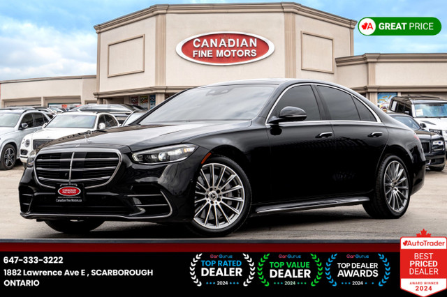 2021 Mercedes-Benz S-Class S 500 4MATIC |AMG PKG|LUXURY PKG|HUD| in Cars & Trucks in City of Toronto