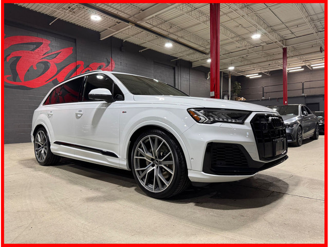 2021 Audi Q7 TECHNIK DRIVER ASSISTANCE BLACK OPTICS 22’S in Cars & Trucks in Mississauga / Peel Region