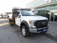  2021 Ford F-550 DIESEL 4X4 REG CAB 12 FT DUMP BOX / 2 IN STOCK