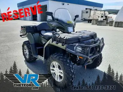 VR Thetford Paiement à partir de 0$/sem. + TX. 2011 Polaris Sportsman X2 850 VTT seulement 6 600 KM...