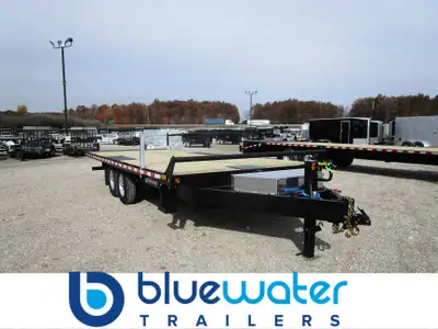 Canada Trailers Deckover Tilt Trailer 15,120 lbs. GVWR is $14,870.00 ! Ord: 073957-1 - Ser: 2CPUSH2F...