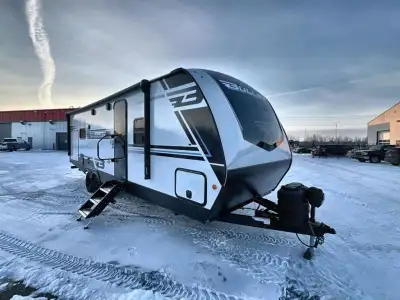 Keystone Bullet Crossfire travel trailer 260RBSWE highlights: Rear Bath Outside Kitchen Walk-In Pant...