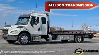 Heavy truck / Camion lourd - # STOCK: C-36445 2020 FREIGHTLINER M2106 CAMION PLATE FORME REMORQUEUSE...