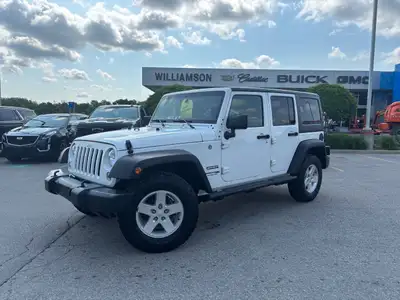 Recent Arrival!2018 Bright White Jeep Wrangler JK Unlimited Sport4x4 | Front Bucket Seats | 5 Speed...