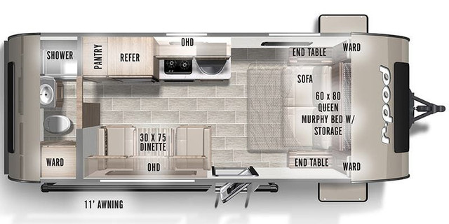 2022 FORESTRIVER RPOD 192 in Travel Trailers & Campers in Edmonton - Image 2