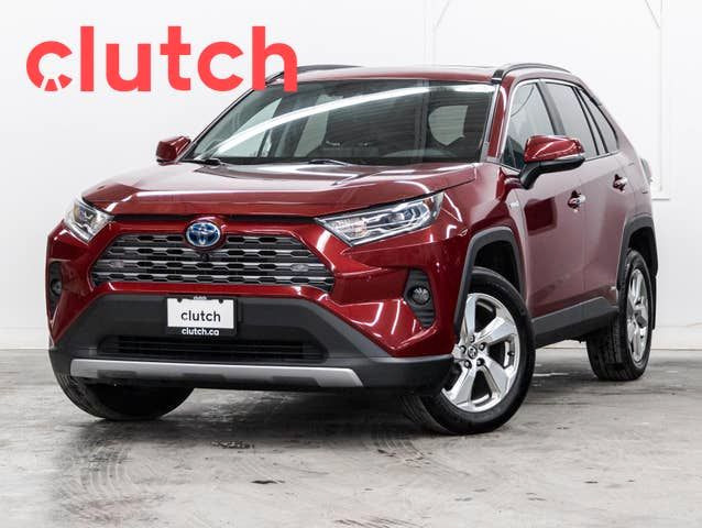 2021 Toyota RAV4 Hybrid Limited AWD w/ Apple CarPlay & Android A in Cars & Trucks in Bedford