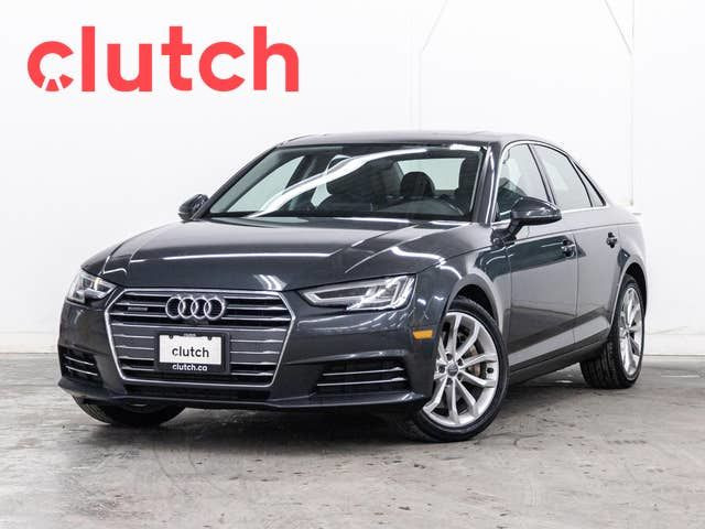 2017 Audi A4 Progressiv AWD w/ Apple CarPlay, Nav, Sunroof in Cars & Trucks in City of Toronto