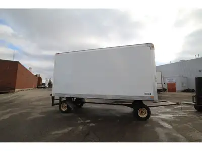18 ft Dry Freight van body. 98 H x 98 W Inside Dimensions
