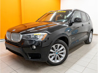  2016 BMW X3 XDRIVE28I AWD *SIÈGES CHAUFF* CAMÉRA BLUETOOTH USB