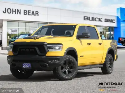 2023 Ram 1500 Sport/Rebel HAVOC | ONE OWNER | CLEAN CARFAX | LOCAL TRADE 115V Rear Auxiliary Power O...