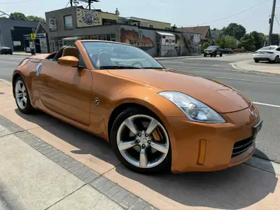 2006 NISSAN 350Z ROADSTER GRAND TOURING 3.5L 6 CYLINDER RWD AUTOMATIC LOW KM 105,000 KM ONLY CLEAN T...