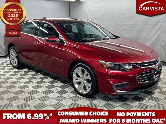 2017 Chevrolet Malibu PREMIER 2LZ - NO ACCDIENTS/LOCAL TRADE IN  in Cars & Trucks in Winnipeg