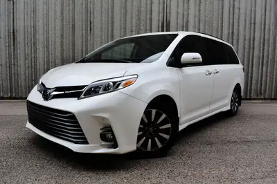 2018 TOYOTA SIENNA LIMITED CERTIFIED, 7 PASSANGER, MOON ROOF, LEATHER, DVD, BACK-UP CAMERA, RECLININ...