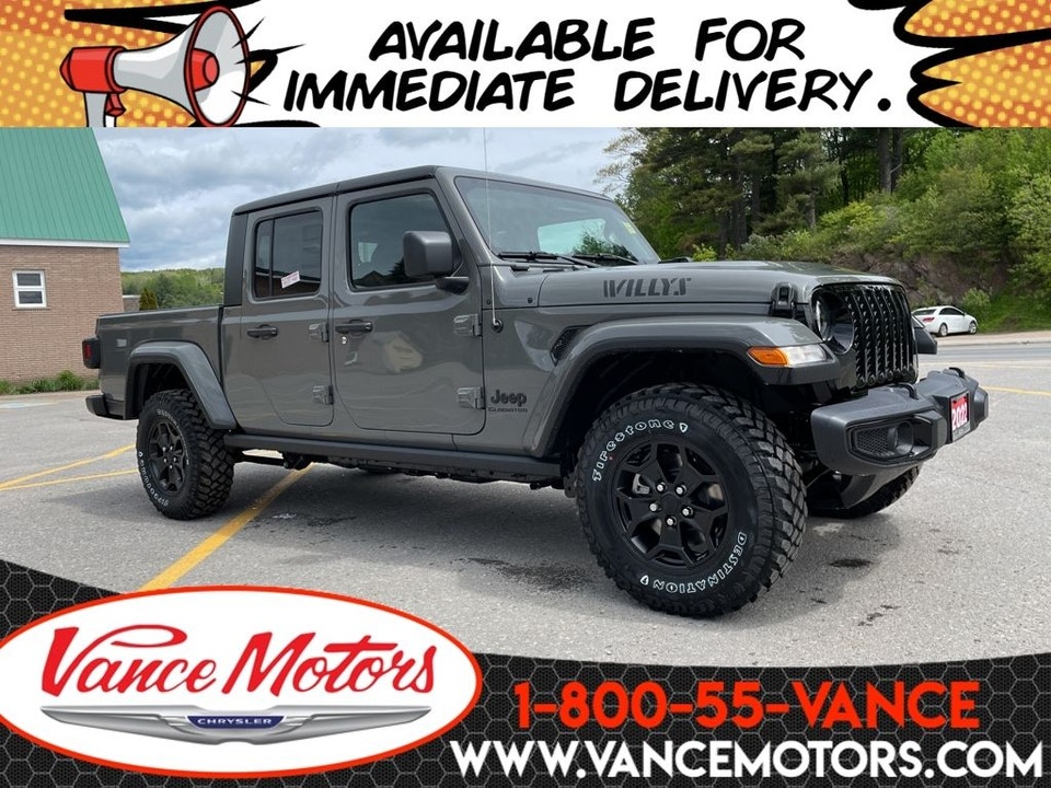 2022 Jeep Gladiator Willys 4x4...SUNRIDER HARD TOP*HTD SEATS*TOW!
