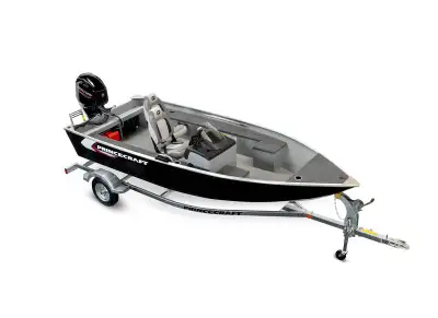 2025 Princecraft Resorter 160 SC (Black) 40hp ELPT EFI 4S Mercury Engine Single Axle Galvanized Trai...