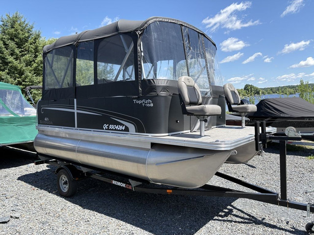2023 Armada by JYS Top Fish T-168 ARMADA, PONTON 2 TUBES, MERCUR in Powerboats & Motorboats in Thetford Mines - Image 2