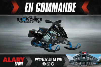 Cette MOTONEIGE POLARIS 650 INDY XCR 137 2026 EXCLUSIF SNOWCHECK est disponible DÈS MAINTENANT! Cont...