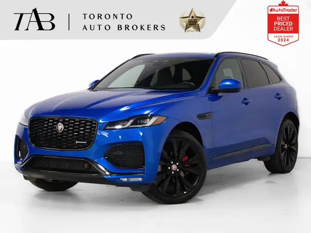 2021 Jaguar F-Pace P400 | R-DYNAMIC S | BLACK PKG | 22 IN WHEELS in Cars & Trucks in Mississauga / Peel Region - Image 2