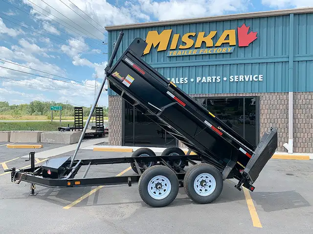 Miska Ultra Low Pro Dump Trailer - From $310.00 per month in Cargo & Utility Trailers in Kitchener / Waterloo - Image 2