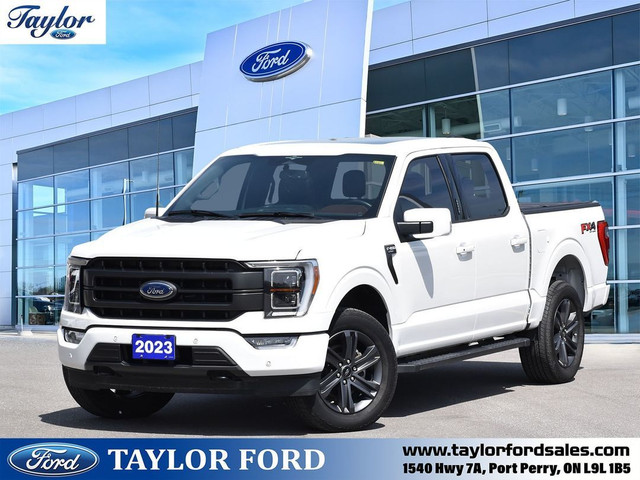 2023 Ford F-150 Lariat Bright White and a Moonroof to let the Su in Cars & Trucks in Kawartha Lakes