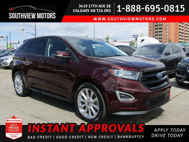 2018 Ford Edge SPORT AWD V6 2.7L B.S.A/NAV/B.CAM/PANOROOF in Cars & Trucks in Calgary
