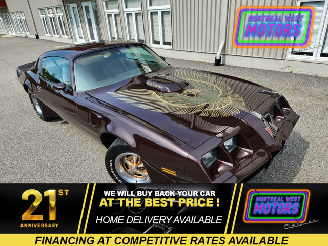 1981 Pontiac Firebird Trans Am / All Documented Roule comme neuf in Classic Cars in West Island