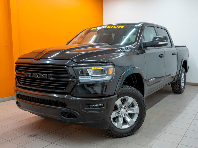 2022 Ram 1500 LARAMIE CREW 4X4 V8 *NAV 12 PO* CUIR SIÈGES VENTIL in Cars & Trucks in Laurentides