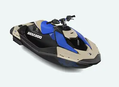 2025 SEA-DOO SPARK TRIXX 1UP PERSONAL WATERCRAFT WITH SOUND STOCK #A104585 90 HP ROTAX ENGINE SPARK...