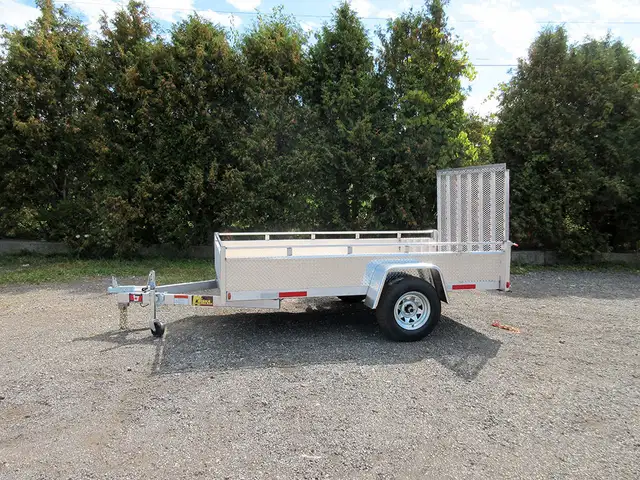 5'x10' Aluminum Trailer - Own from $100.00/month in Cargo & Utility Trailers in Kitchener / Waterloo - Image 4