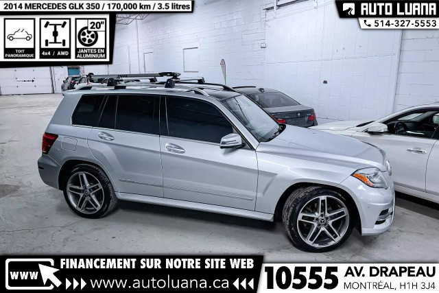 2014 MERCEDES-BENZ GLK-Class GLK350 AMG AWD/TOIT PANO/MAGS 20" in Cars & Trucks in City of Montréal - Image 2