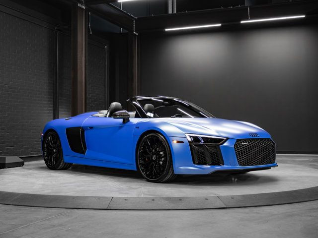 2017 Audi R8 V10 Spyder | Matte Blue Vinyl Wrap | Titanium in Cars & Trucks in Strathcona County - Image 2