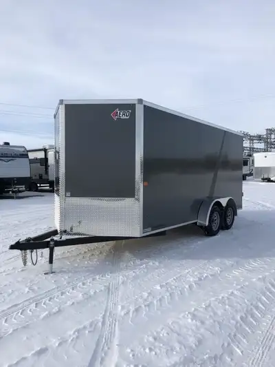 Welcome to our newest premium line of enclosed cargo. The Aero offers a clean sharp design with a pr...