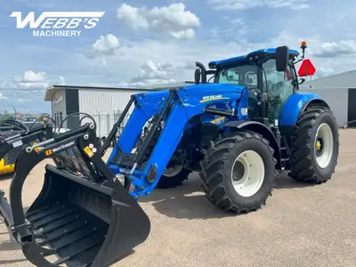 2024 NEW HOLLAND T7.190/915LA LOADER TRACTOR 373 Hrs, 120 PTO HP, CVT Transmission, 650/65R38 Tires,...