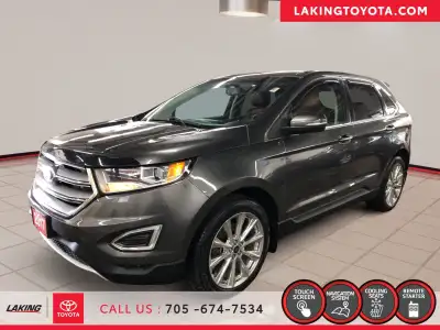 2017 Ford Edge Titanium All Wheel Drive Very smooth ride, great 