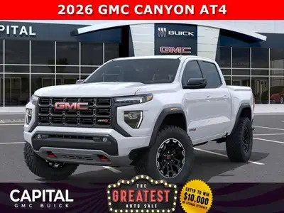 Check out this amazing 2026 GMC Canyon AT4... Fully equipped with options like Heated Seats, MultiSt...